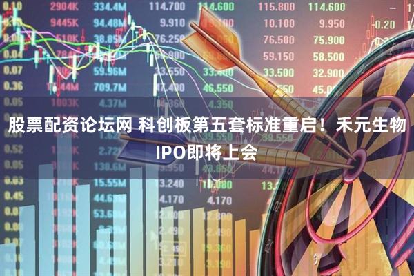 股票配资论坛网 科创板第五套标准重启！禾元生物IPO即将上会